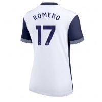 Dres Tottenham Hotspur Cristian Romero #17 Domáci pre Ženy 2024-25 Krátky Rukáv